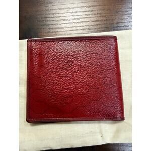 Vintage Dior Embossed Leather Bifold Wal